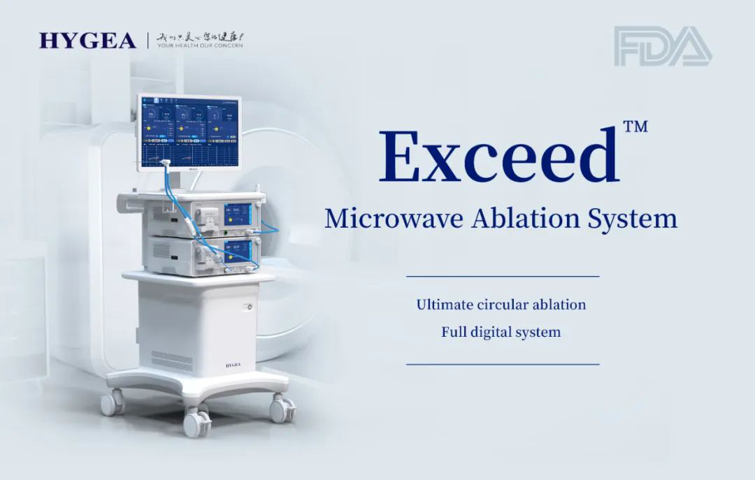 equipo de ablación por microondas exceed